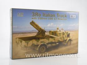 Итальянский грузовик 3Ro с 100-мм гаубицей 100/17