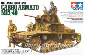 Итальянский танк Carro Armato M13/40, алюминиевый ствол, фототравление, 2 фигуры