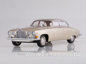 Jaguar 420 G (Mark X), metallic-beige, RHD, 1966, ohne Vitrine