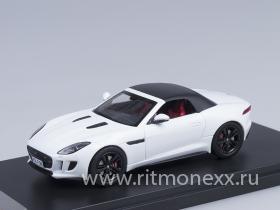 Jaguar F-Type V8 S With Soft Top, 2013 (white)