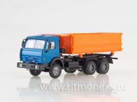 Камский 55102 сельхозвариант (кабина синяя кузов + оранжевый)