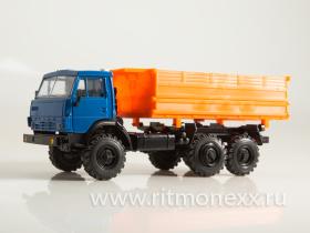 Камский 55105 сельхозвариант (кабина синяя кузов оранжевый