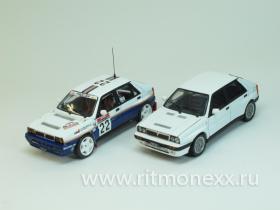 Комплект: Lancia Delta HF Integrale #22 P.BernardiniP.Oran & Lancia Delta HF Integrale 8V