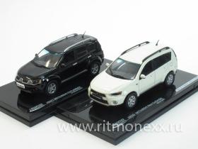 Комплект: Mitsubishi Outlander Amethyst Black & Mitsubishi New Outlander, White