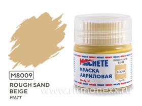 Краска акриловая MACHETE 10 мл, Rough sand beige (Бежевый, матовый)