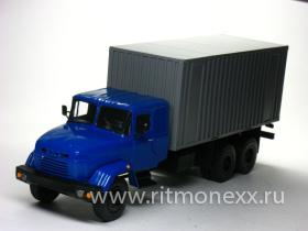 КрАЗ- 250 контейнер (спальник, синяя кабина)
