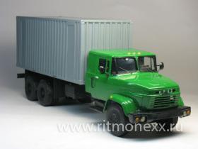 КрАЗ- 250 контейнер (зелёная кабина)