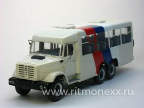 Курганский автобус-42290,422991 на шасси ЗИЛ (6х6)(бежевый)