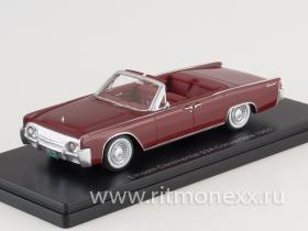 Lincoln Continental 53A Convertible , dark red