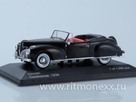Lincoln Continental, black 1939