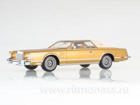 Lincoln Continental MkV Coupe, gold/light beige