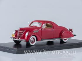 Lincoln Zephyr Coupe, dark red 1937
