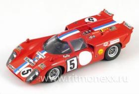 Lola T70 MK3B #5 Le Mans (T.Pilette – G.Gosselin)  1971