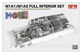 "M1A1/M1A2 Abrams Tank Full Interior Set (without tank kit) FOR RM-5004 RM-5006 RM-5029 RM-5048 RM-5104 RM-5106 RM-5120"