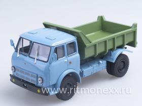 МАЗ-503А самосвал, 1970 г. (голубой/зелёный)