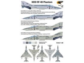 MDD RF-4B Phantom. 3 Marking options, Low Viz