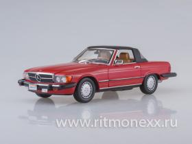 Mercedes-Benz 300 SL, R107 (1985-1989), for USA, Red Metallic