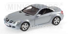 MERCEDES-BENZ SLK-CLASS - WITH MOVABLE ROOF - 2004 - SILVERBLUE METALLIC