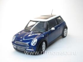 Mini Cooper 2001 blue/white