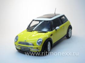 Mini Cooper 2001 yellow