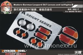 Modern German Leopard 2A7 Lenses and taillights (MENG TS-027)