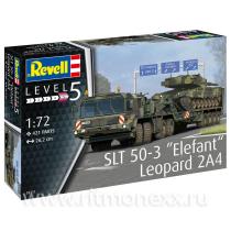 Немецкий тяжелый танковый транспортер SLT 50-3 "Elefant" + Leopard 2A4