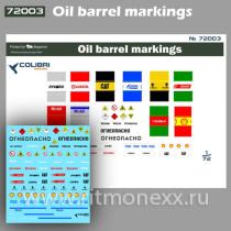 Oil barrel markings