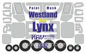 Окрасочная маска для моделей Westland Lynx производства Revell