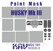 Окрасочная маска на Husky Mk III VMMD (Panda)
