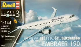 Пассажирский самолет Embraer 190 авиакомпании "Lufthansa"
