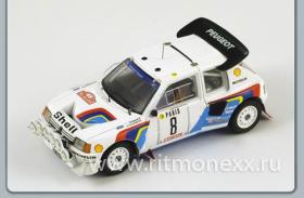 Peugeot 205 #8 B Saby Monte Carlo Rally 1986