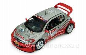 Peugeot 206 WRC #1 "Bozian" J.M.Fortin-N.Bernardi Rally Cevennes (Champion de France) 2005
