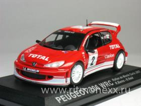 Peugeot 206 WRC, No.2, Rally Monte Carlo 2003