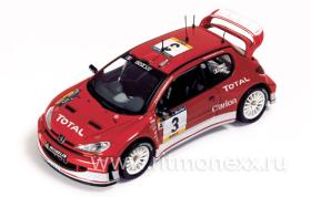 Peugeot 206WRC #3 "Red" G.Panizzi-H.Panizzi Winner Catalunya Rally 2003