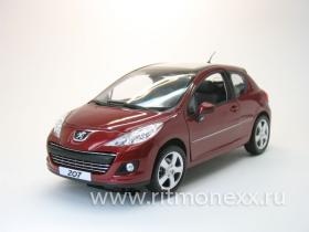 Peugeot 207 2009 Red Erythree