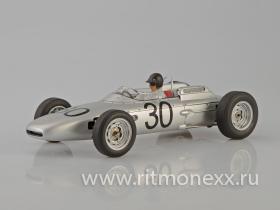 Porsche 804 F1 #30 Winner GP de France (Rouen) 1962 с фигуркой Dan Gurney, L.e. 1000 pcs.