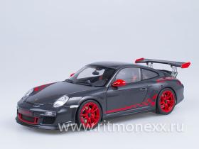 Porsche 911 (997) GT3 RS 3.8 2010 (grey black with red stripes)