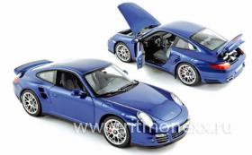Porsche 911 Turbo, aqua blue 2010