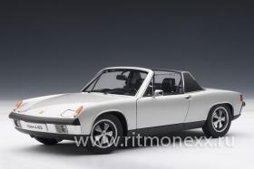 Porsche 914/6, silver met 1970