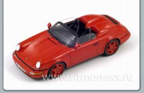 Porsche 964 Speedster Red / Red Wheels