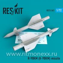 Ракета Р-98КМ (К-98КМ) (2 шт.) (Сухой Су-11, Сухой Су-15, Як-28) (предназначена для использования с комплектами A-Model и Trumpeter)