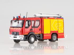 Renault Dl15 Tanker Truck Fpt Rosenbauer Fire Engine
