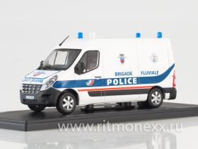 Renault Master box wagon, white, Brigade Fluviale, Police without showcase