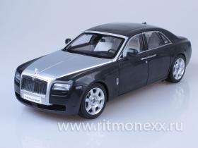 Rolls Royce Ghost SWB LHD Darkest Tungsten Seashell Satin Silver