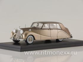 Rolls Royce Silver Wraith Empress Line by Hooper , metallic-beige/metallic-brown 1956
