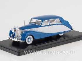 Rolls Royce silver Wraith Hooper Empress  Line, blue/grey, RHD