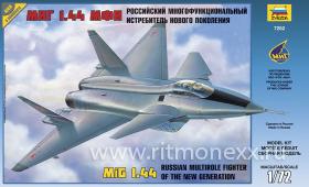 Российский многофункциональный истребитель нового поколения МиГ 1.44 МФИ с клеем, кисточкой и красками