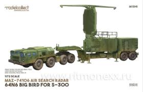 Russian MAZ-74106 Air Search Radar 64N6 Big Bird for S-300