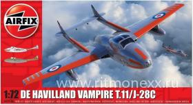 Самолет deHavilland Vampire T.11 / J-28C
