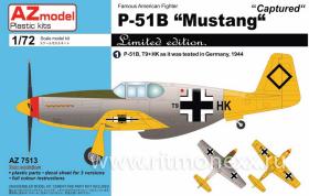 Сборная модель самолета P-51B Mustang Captured